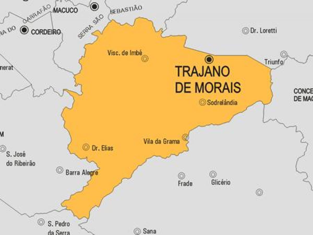 Mapa de Trajano de Morais municipi
