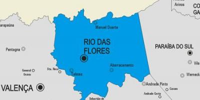 Mapa de Rio das Ostras municipi