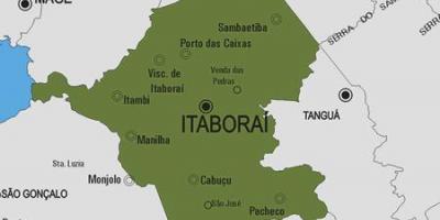 Mapa de Itaboraí municipi