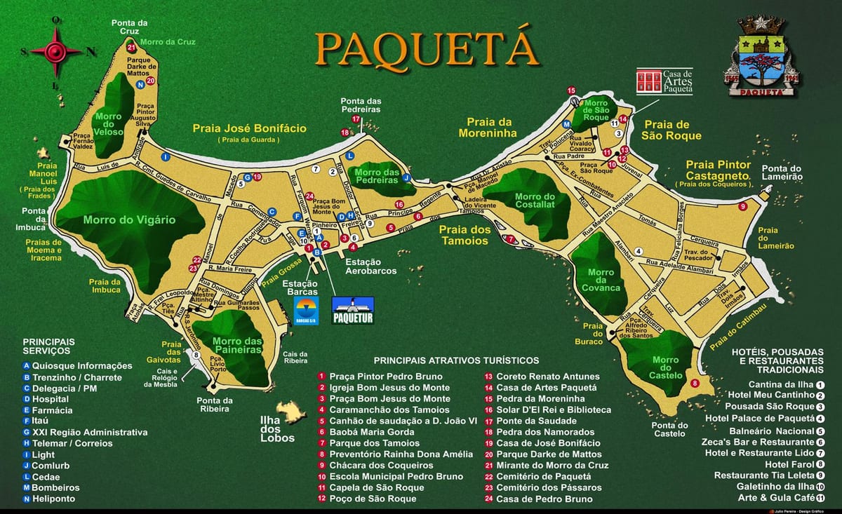 Mapa de Île de Paquetá