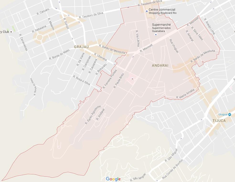 Mapa de Andaraí