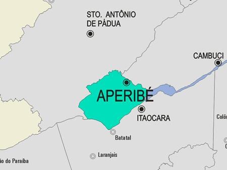 Mapa de Aperibé municipi