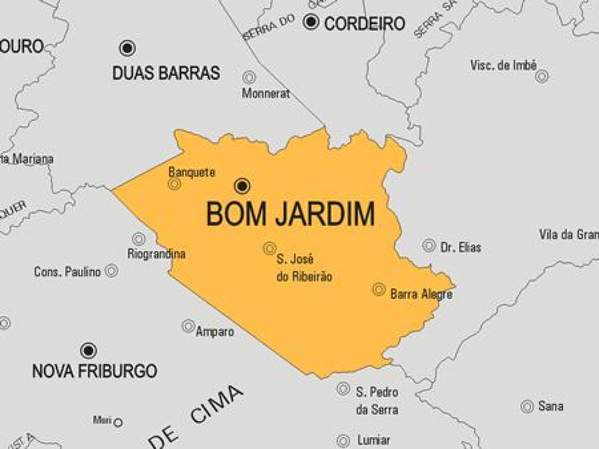 Mapa de Bom Jardim municipi