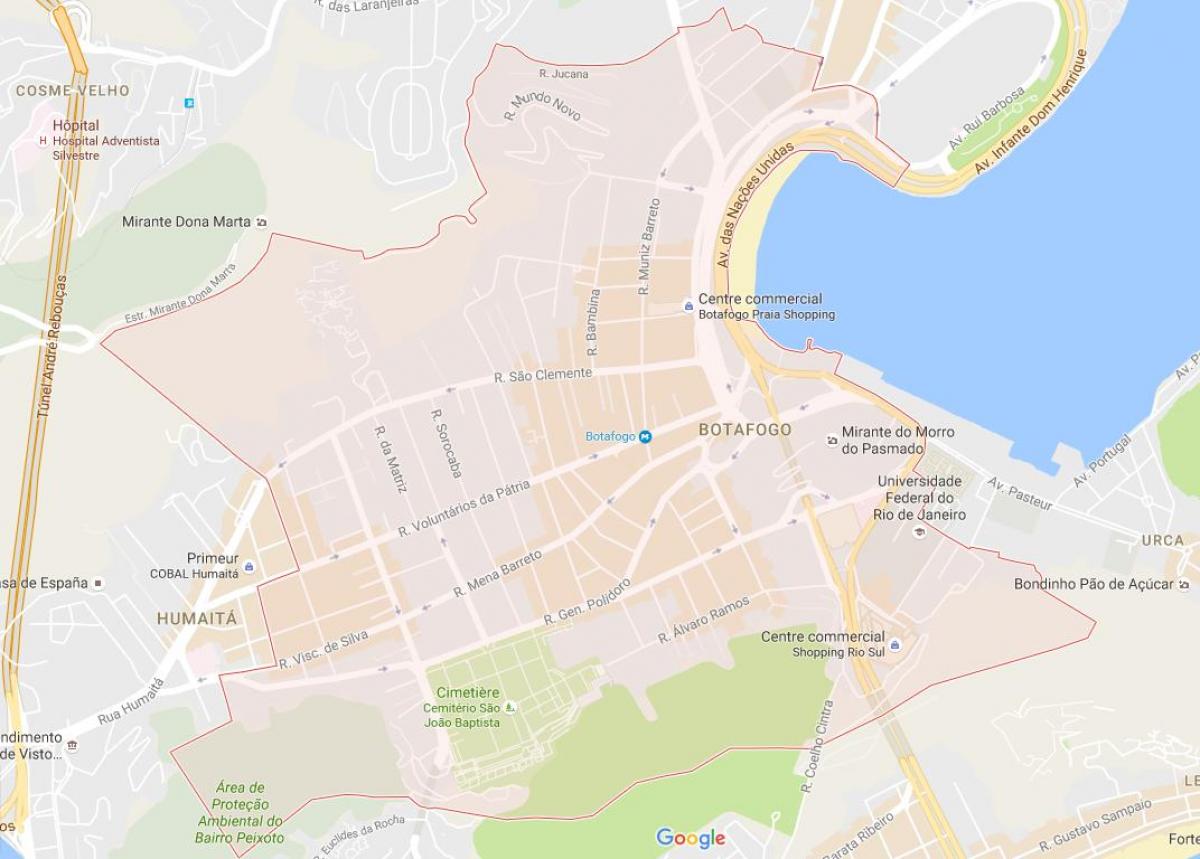 Mapa de Botafogo