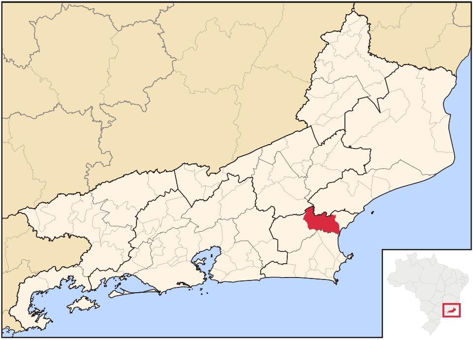 Mapa de Casimiro d'Abreu