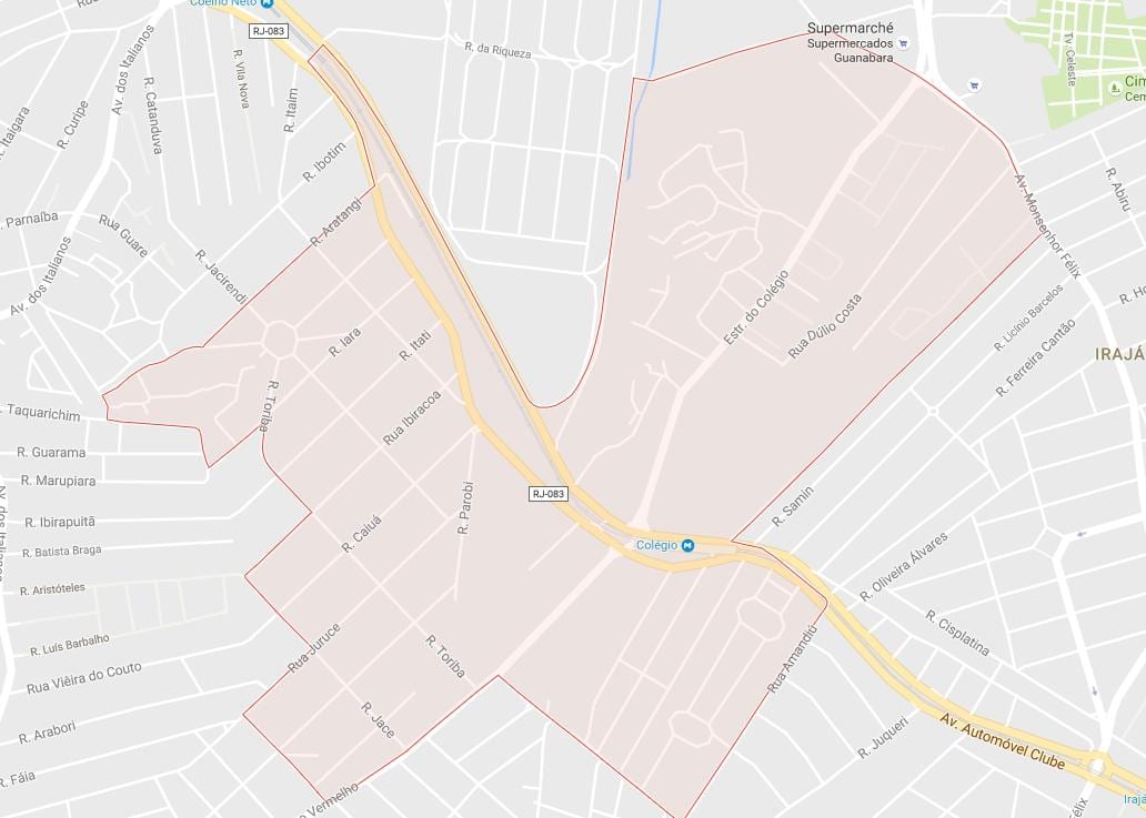 Mapa de Colégio