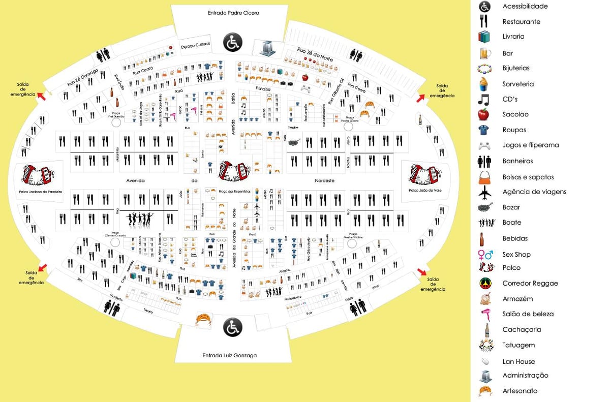 Mapa de Feira de São Cristóvão