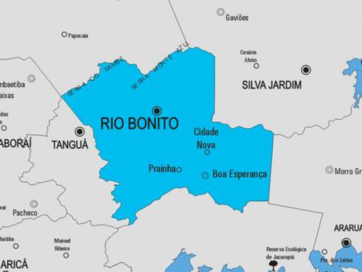 Mapa de Rio das Flores municipi