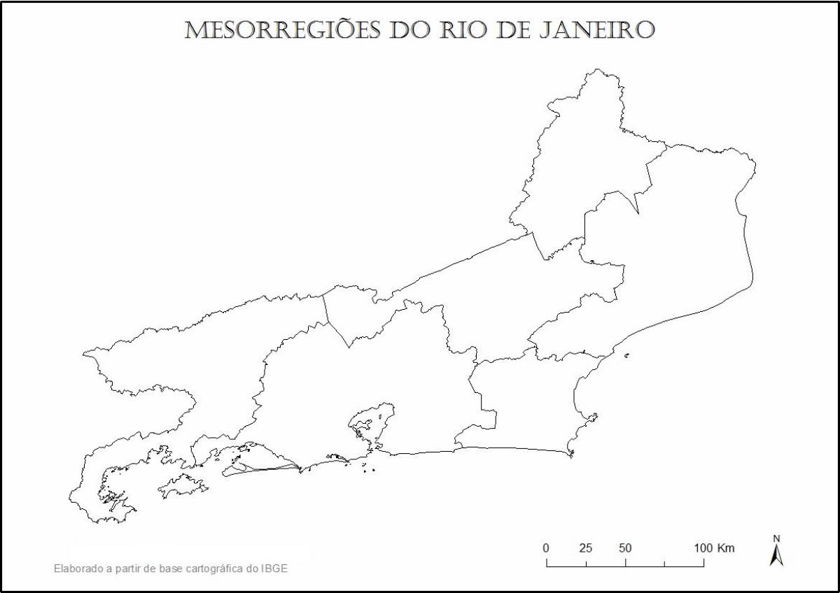 Mapa de Rio de Janeiro verge