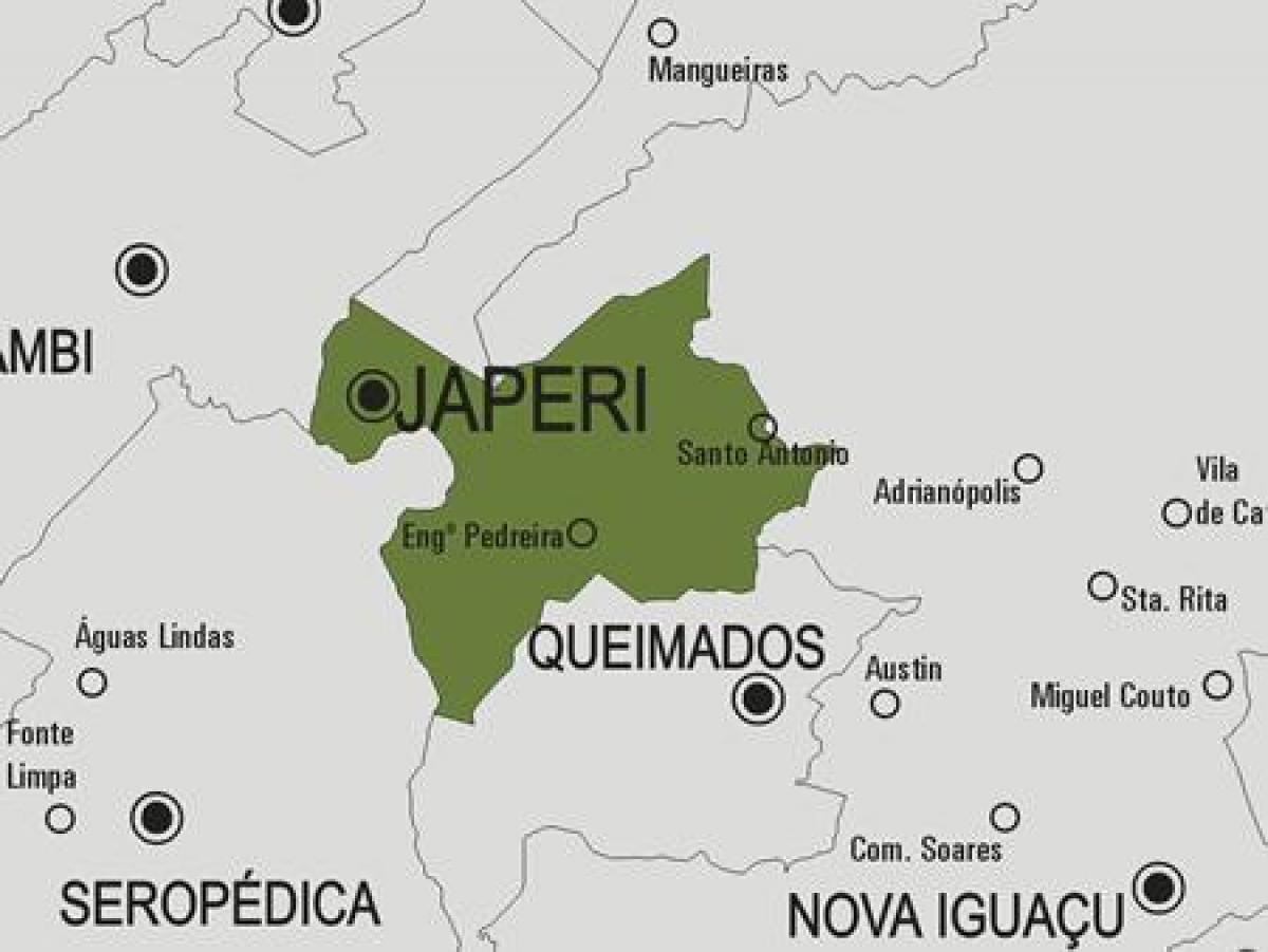Mapa de Japeri municipi