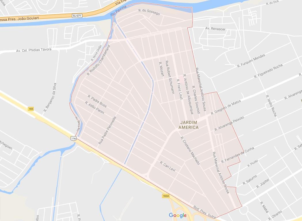 Mapa de Jardim Amèrica