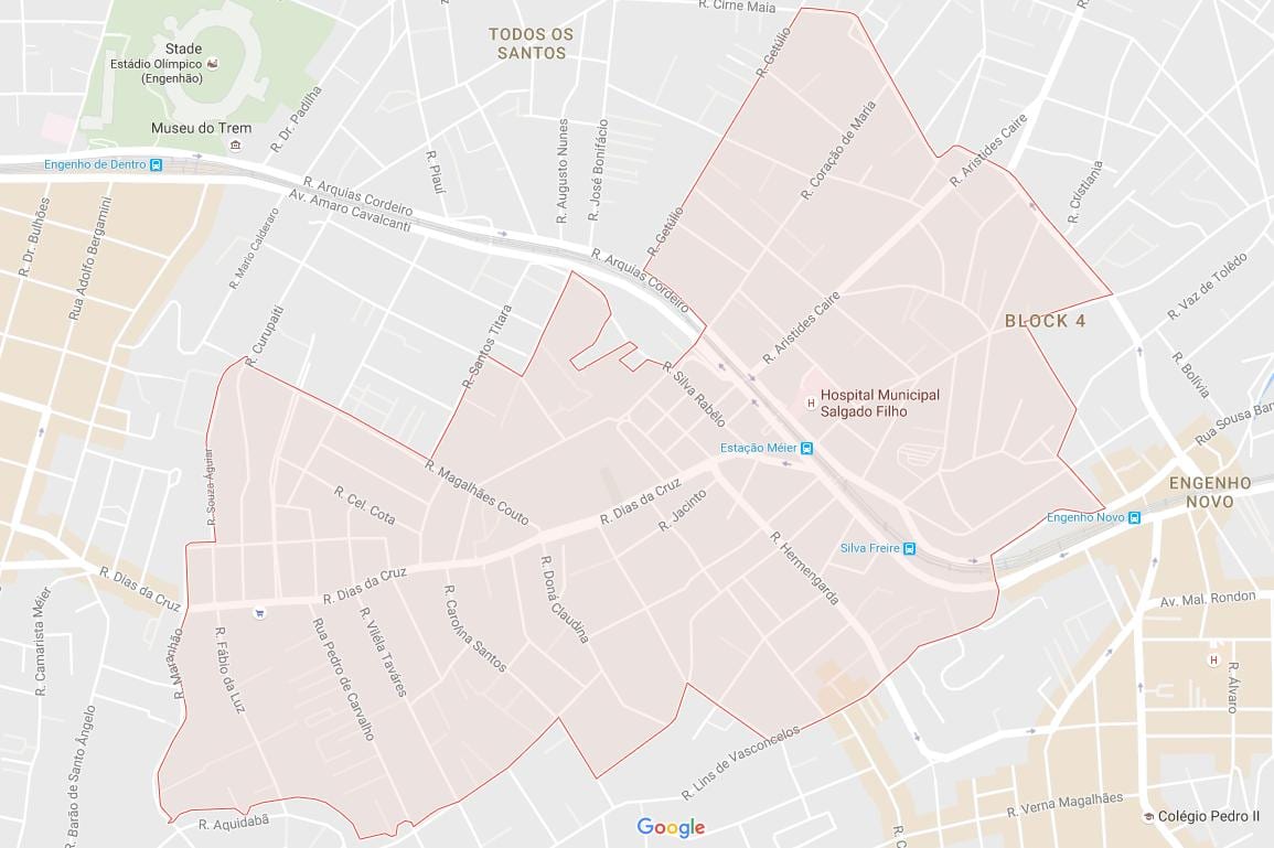 Mapa de Méier