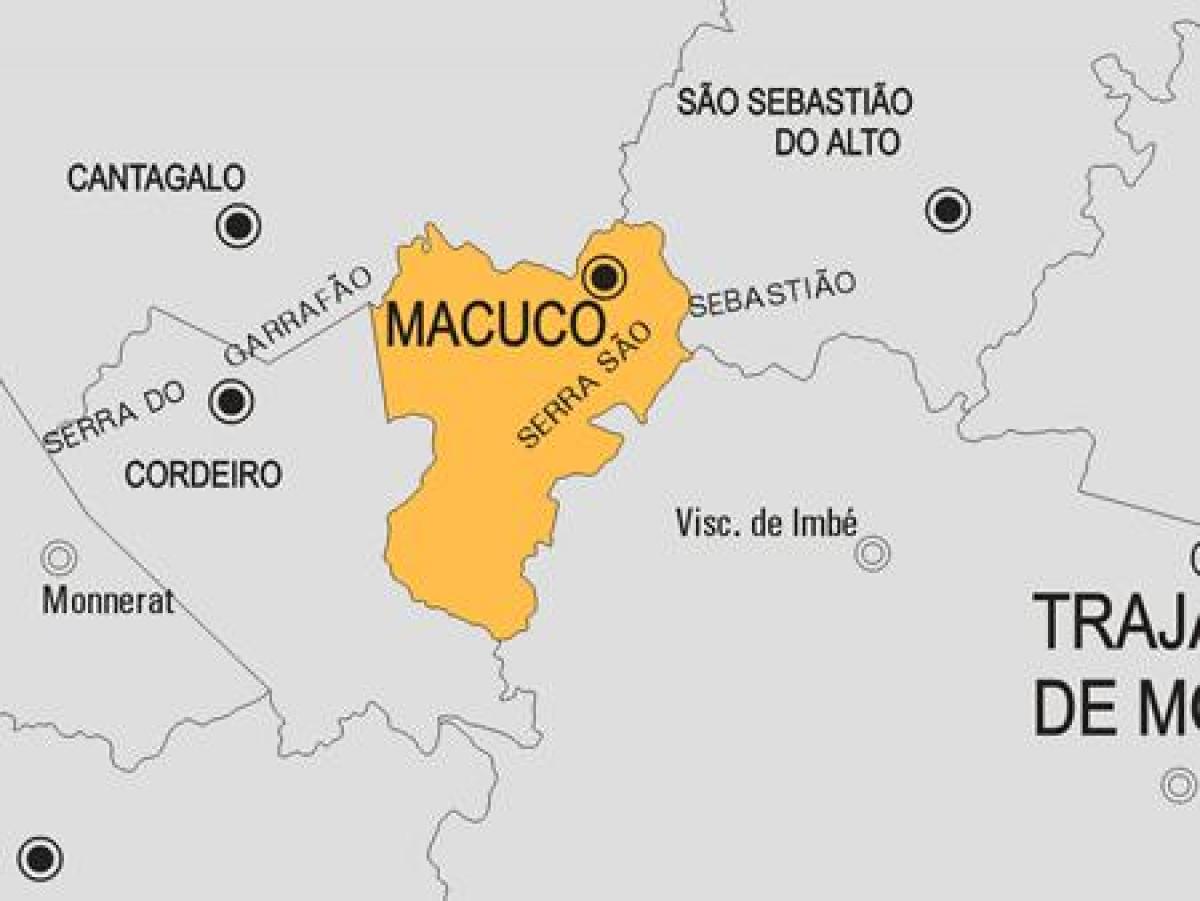 Mapa de Macuco municipi