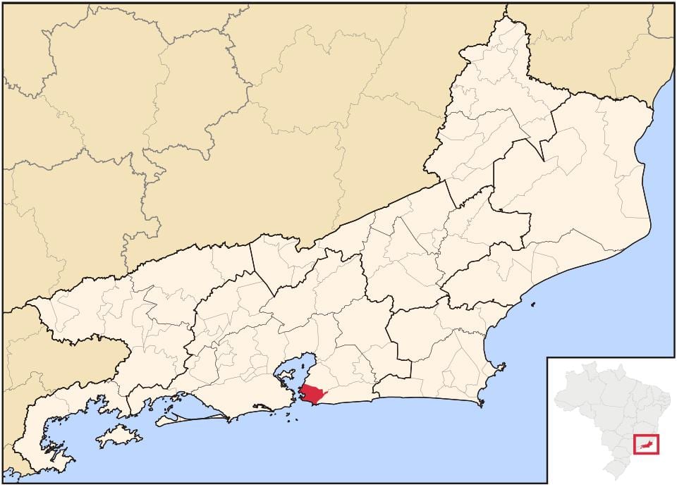 Mapa de Niterói