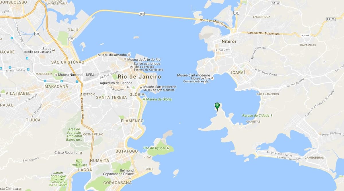 Mapa de la platja Adão