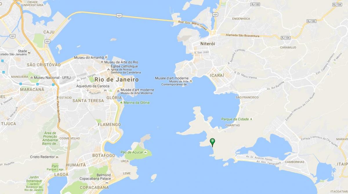 Mapa de la platja Forte Imbuí