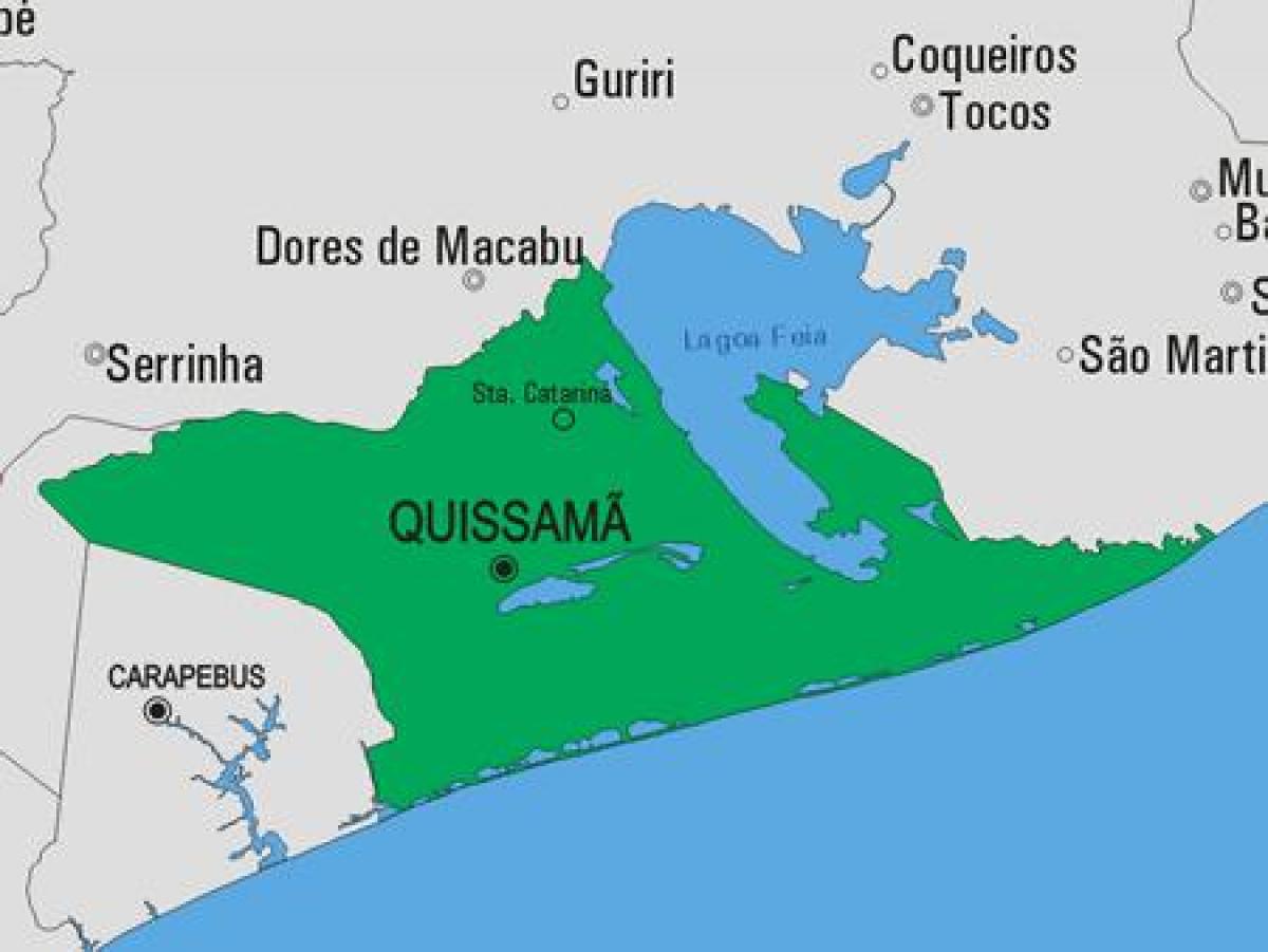 Mapa de Quissamã municipi
