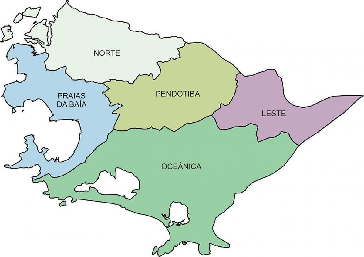 Mapa de les Regions Niterói