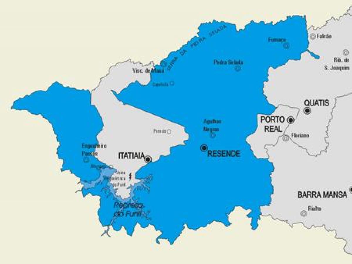 Mapa de Resende municipi