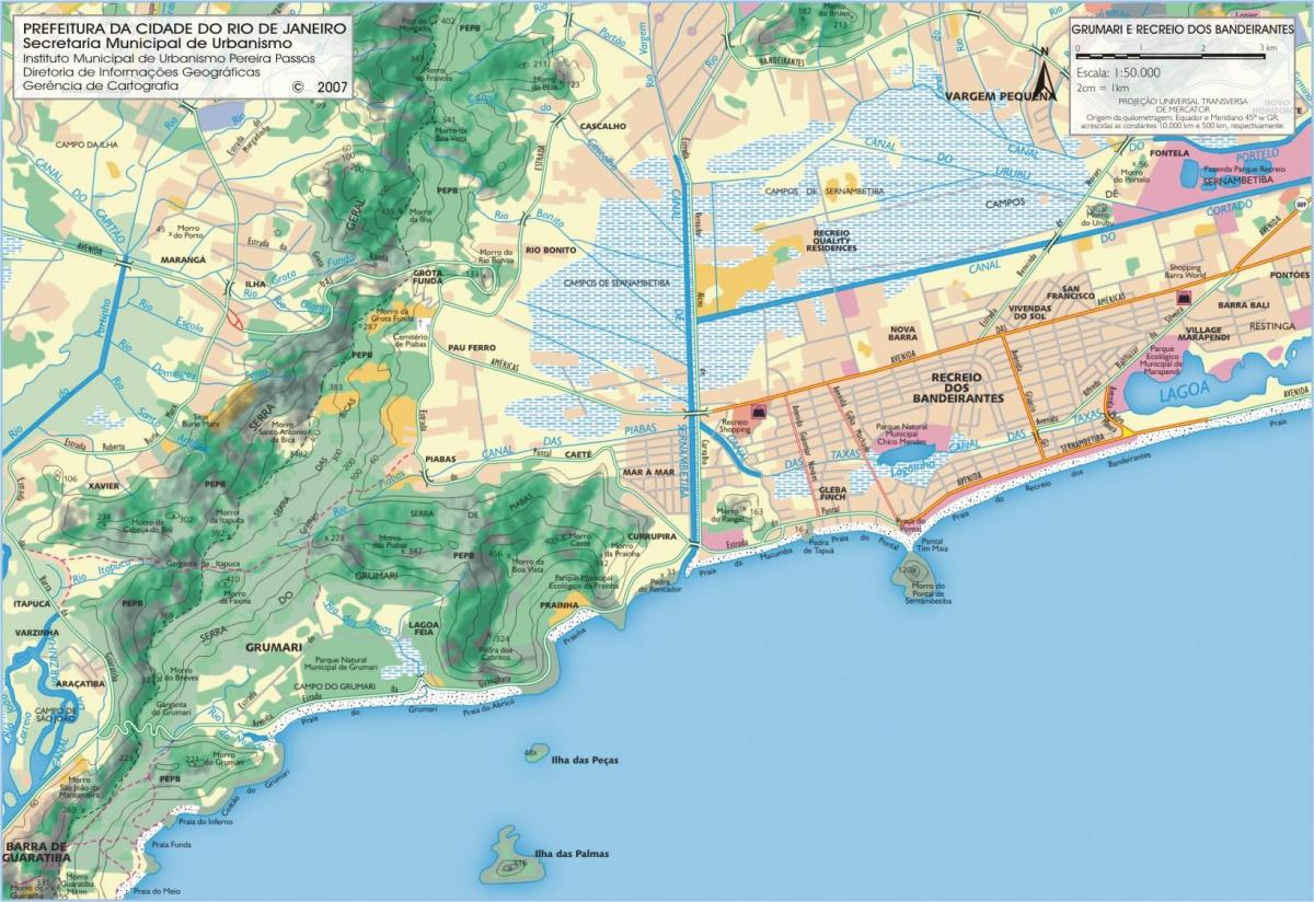 Mapa de Reserva de la platja