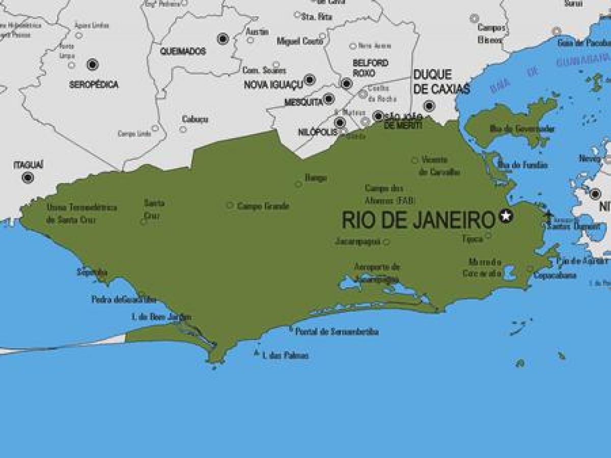 Mapa de Rio de Bonítol municipi