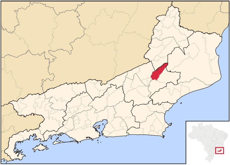 Mapa de São Sebastião fer Alto