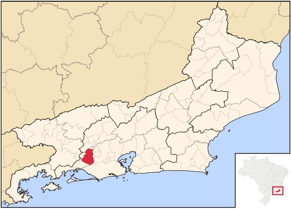Mapa de Seropédica