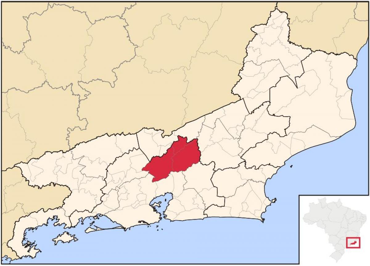 Mapa de la Serrana