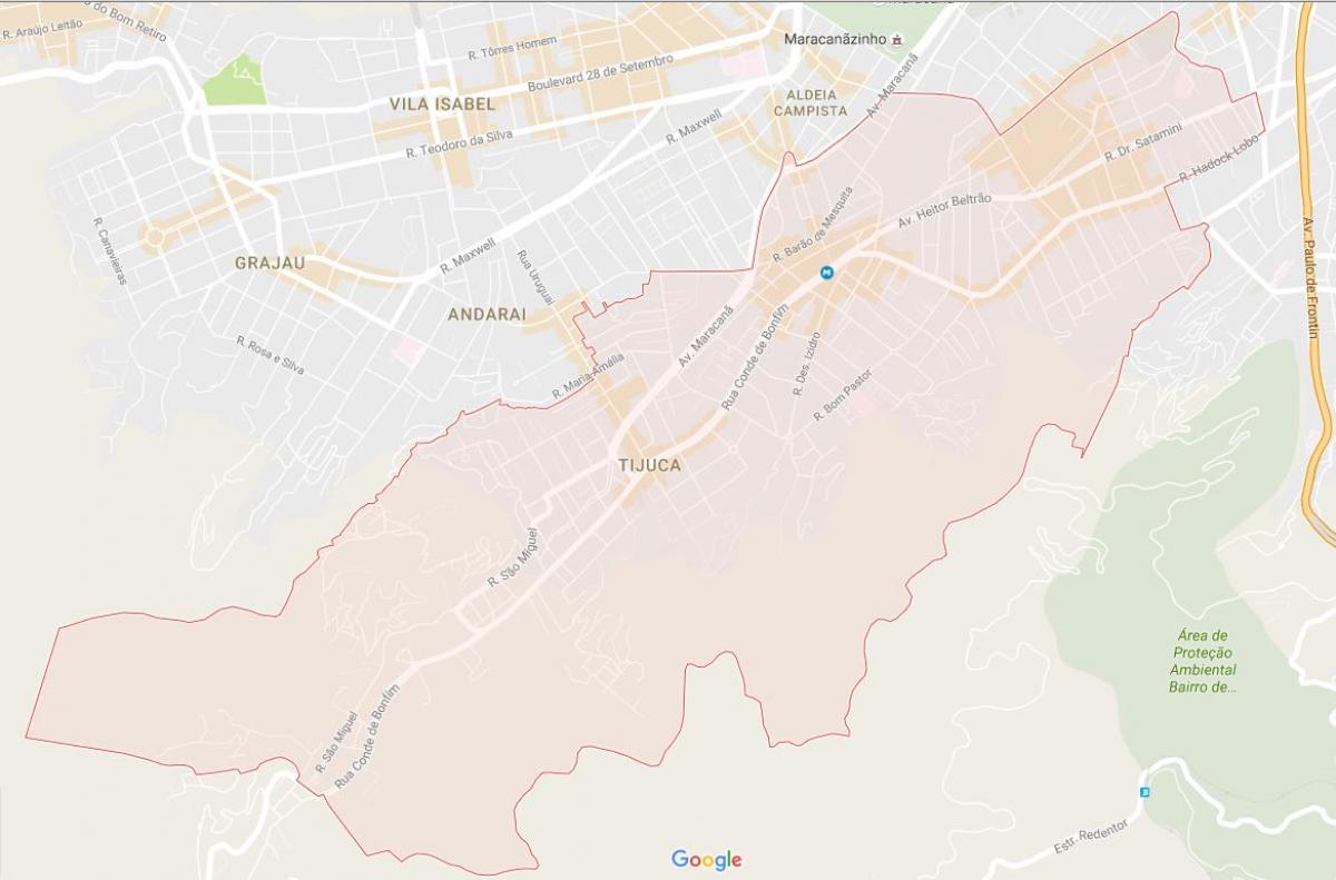 Mapa de Tijuca