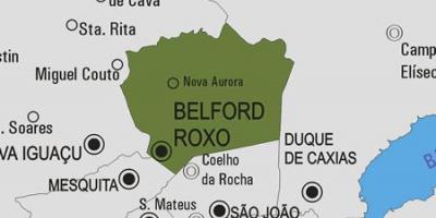 Mapa de Belford Roxo municipi