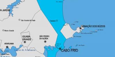 Mapa de Cabo Frio municipi