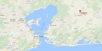 Mapa del cementiri de São João Batista