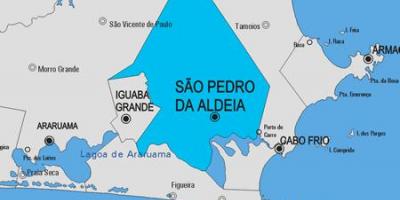 Mapa de São Pedro da Aldeia municipi
