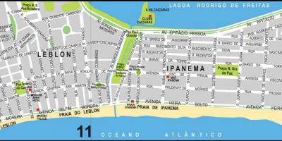 Mapa de Ipanema