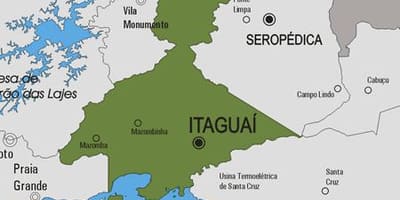 Mapa de Itaguaí municipi
