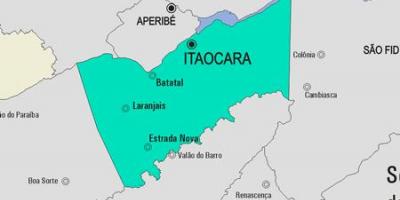 Mapa de Itaocara municipi