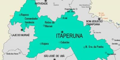 Mapa de Itaperuna municipi