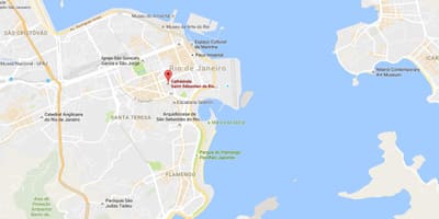 Mapa de la Catedral Metropolitana de Sant Sebastià