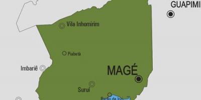 Mapa de Magé municipi