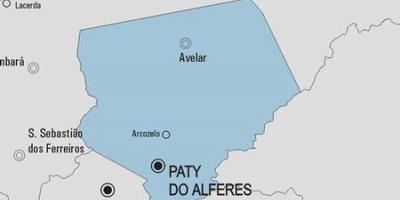 Mapa de Paty fer Alferes municipi