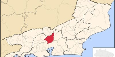 Mapa de Petrópolis