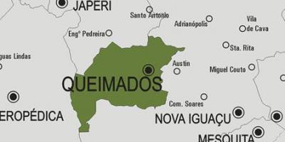 Mapa de Queimados municipi