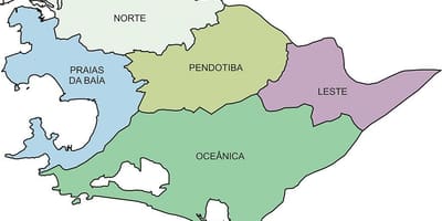 Mapa de les Regions Niterói