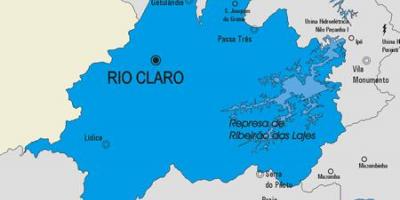 Mapa de Rio Claro municipi