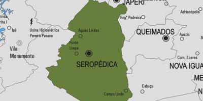 Mapa de Seropédica municipi