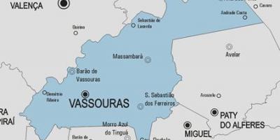 Mapa de Varre-Sai municipi